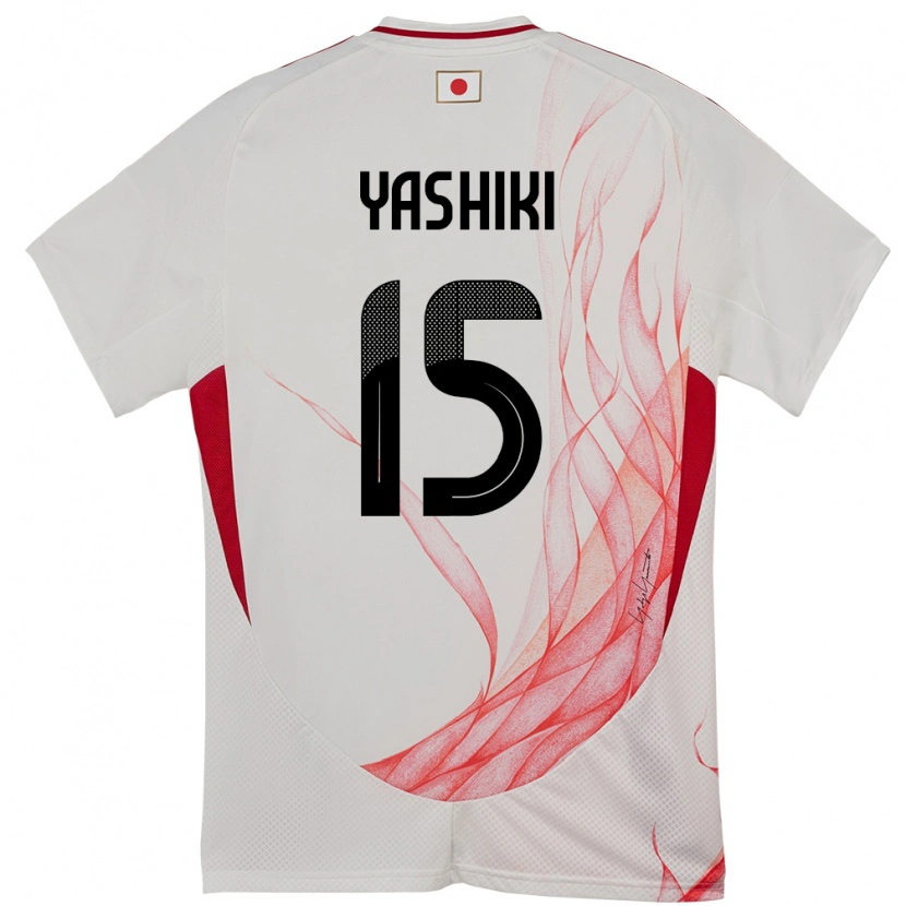 Danxen Kinderen Japan Yusei Yashiki #15 Wit Uitshirt Uittenue 24-26 T-Shirt