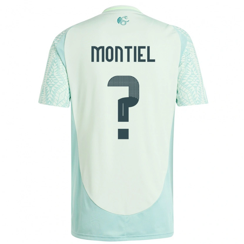 Danxen Kinderen Mexico Elías Montiel #0 Linnen Groen Uitshirt Uittenue 24-26 T-Shirt