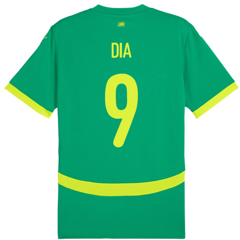 Danxen Kinderen Senegal Boulaye Dia #9 Groen Uitshirt Uittenue 24-26 T-Shirt