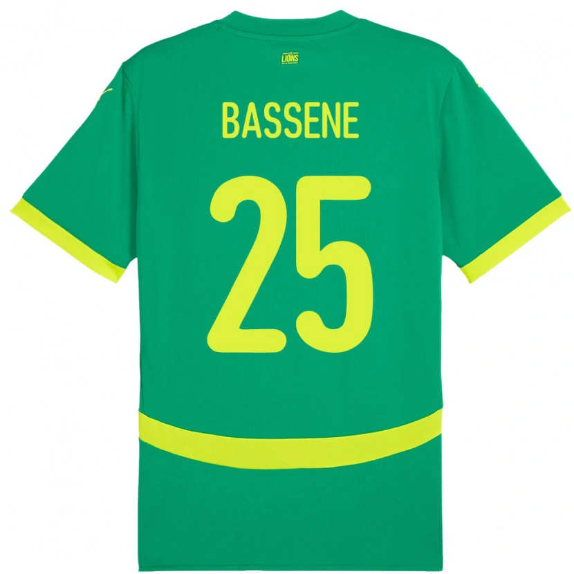 Danxen Kinderen Senegal Pascaline Bassene #25 Groen Uitshirt Uittenue 24-26 T-Shirt