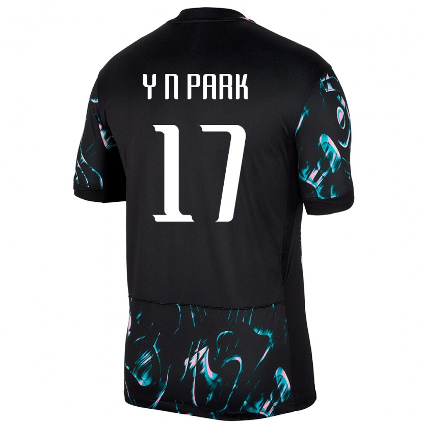 Danxen Kinderen Zuid-Korea Park Ye Na #17 Zwart Uitshirt Uittenue 24-26 T-Shirt