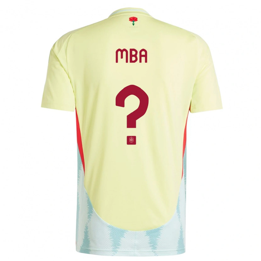 Danxen Kinderen Spanje Ruslan Mba #0 Geel Uitshirt Uittenue 24-26 T-Shirt