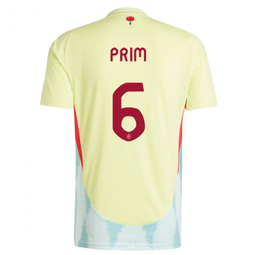 Danxen Kinderen Spanje Pau Prim #6 Geel Uitshirt Uittenue 24-26 T-Shirt