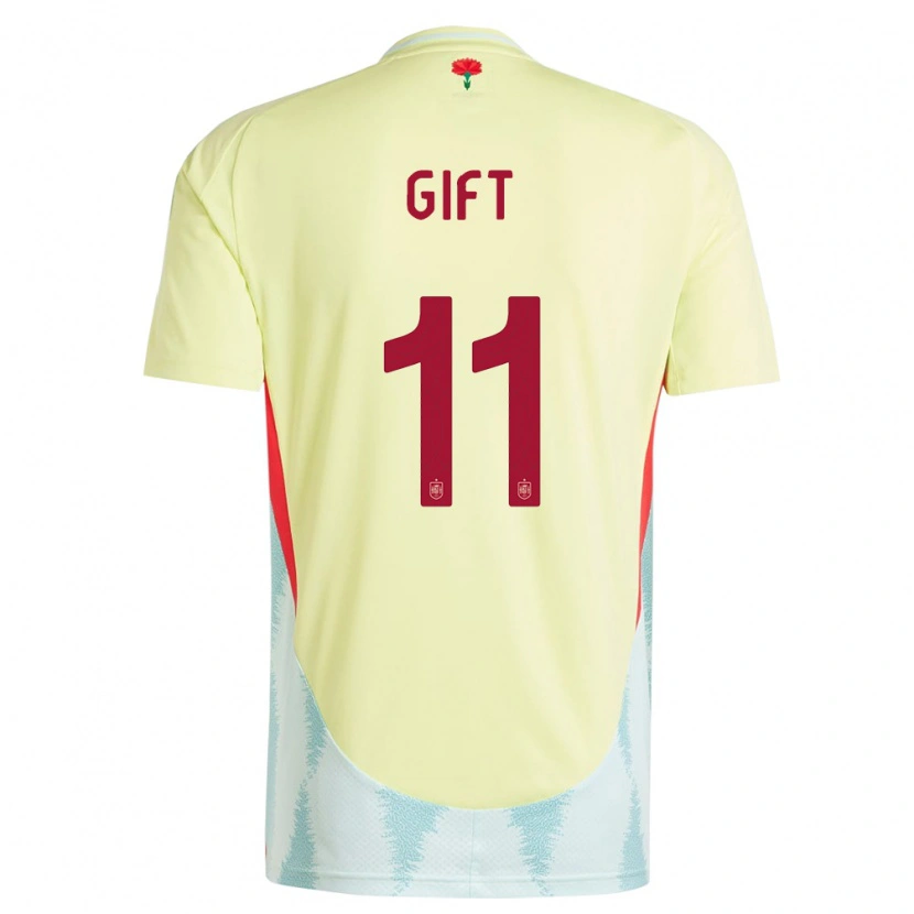 Danxen Kinderen Spanje Elijah Gift #11 Geel Uitshirt Uittenue 24-26 T-Shirt