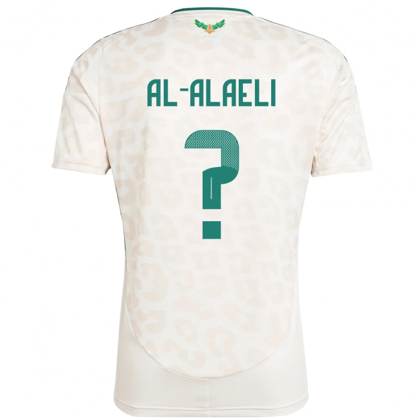 Danxen Kinderen Saoedi-Arabië Mishal Al-Alaeli #0 Wit Uitshirt Uittenue 24-26 T-Shirt