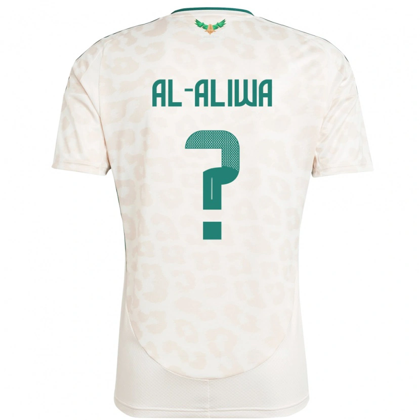 Danxen Kinderen Saoedi-Arabië Abdulaziz Al-Aliwa #0 Wit Uitshirt Uittenue 24-26 T-Shirt