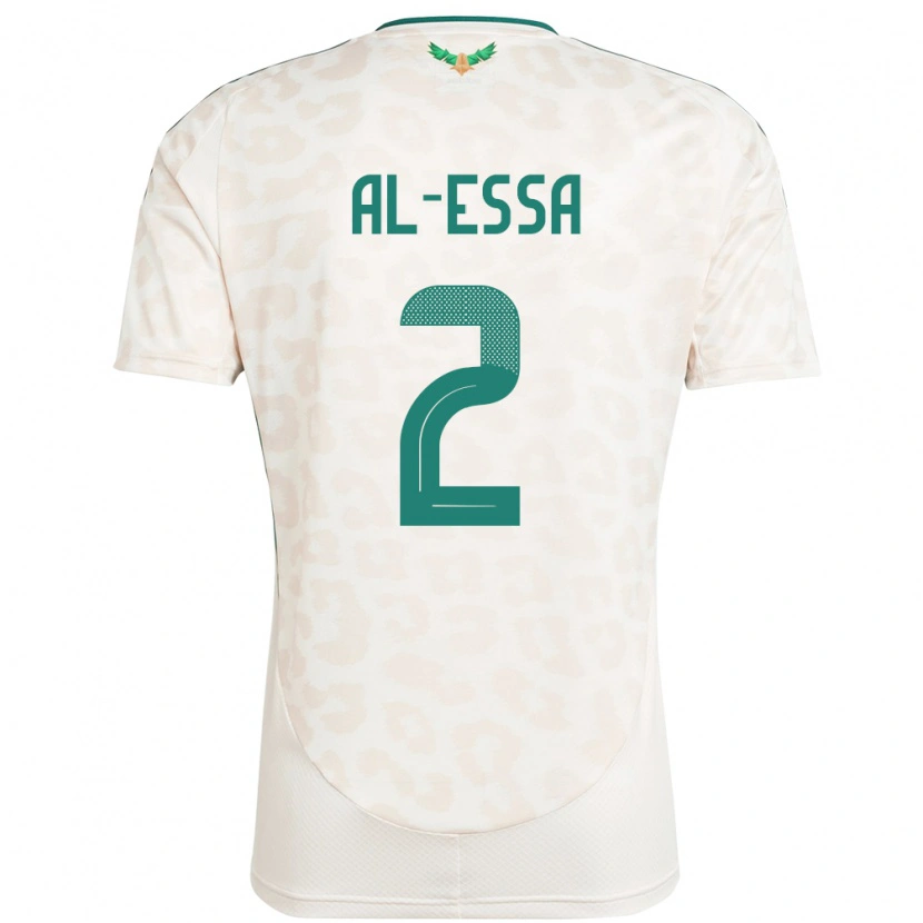 Danxen Kinderen Saoedi-Arabië Sultan Al-Essa #2 Wit Uitshirt Uittenue 24-26 T-Shirt