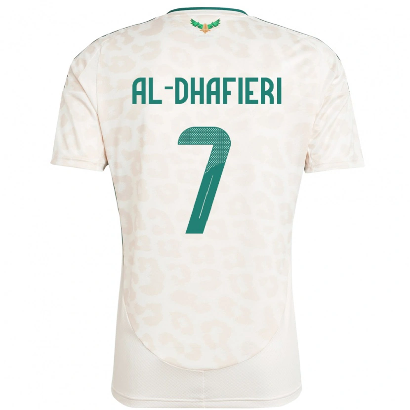Danxen Kinderen Saoedi-Arabië Jathob Al-Dhafieri #7 Wit Uitshirt Uittenue 24-26 T-Shirt