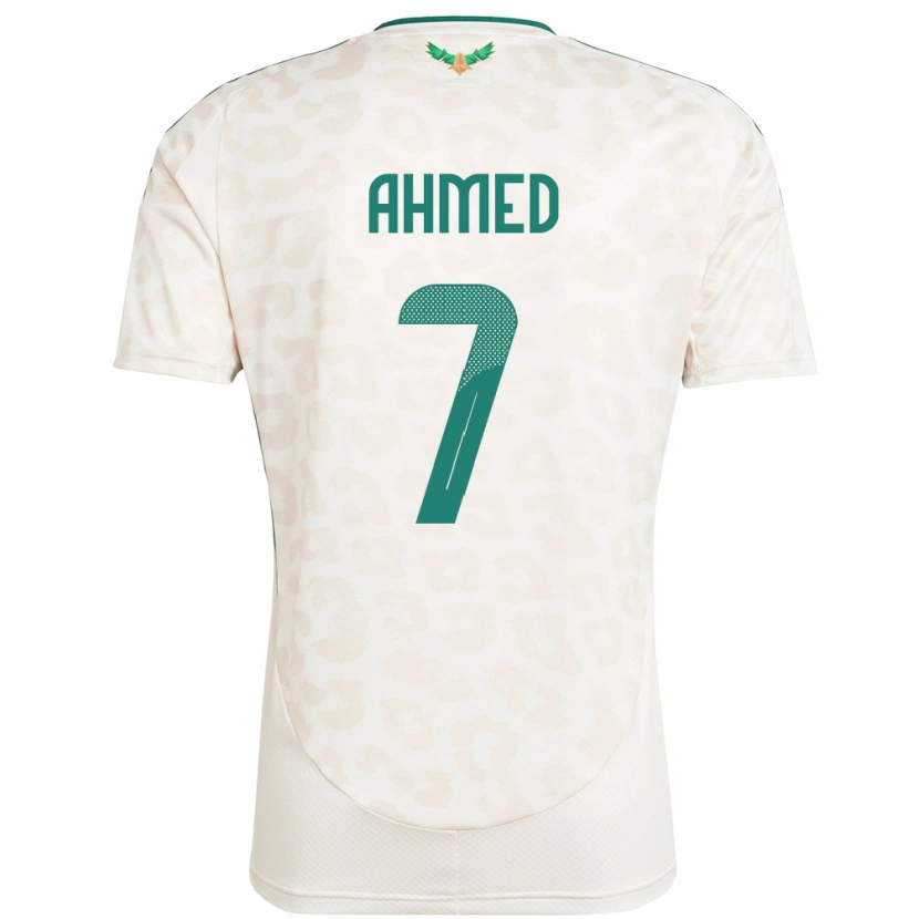 Danxen Kinderen Saoedi-Arabië Thari Ahmed #7 Wit Uitshirt Uittenue 24-26 T-Shirt