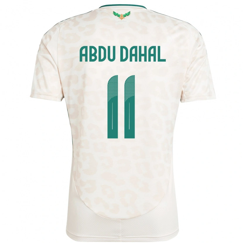 Danxen Kinderen Saoedi-Arabië Sabri Abdu Dahal #11 Wit Uitshirt Uittenue 24-26 T-Shirt