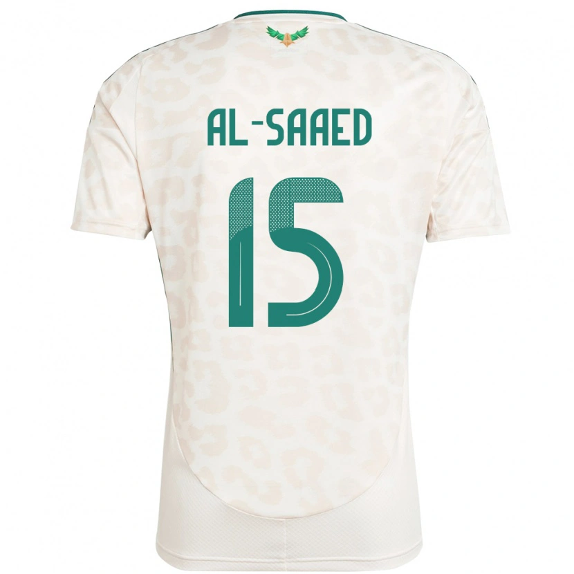 Danxen Kinderen Saoedi-Arabië Turki Abdullah Al-Saaed #15 Wit Uitshirt Uittenue 24-26 T-Shirt