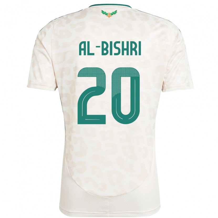 Danxen Kinderen Saoedi-Arabië Nawaf Al-Bishri #20 Wit Uitshirt Uittenue 24-26 T-Shirt