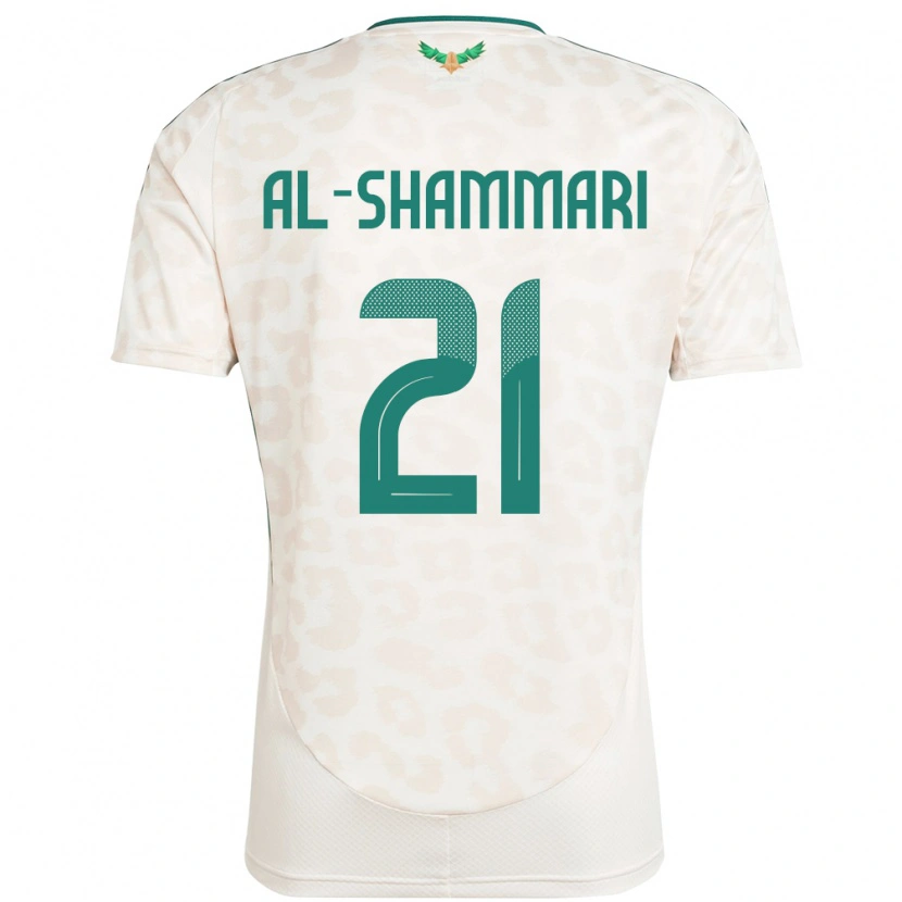 Danxen Kinderen Saoedi-Arabië Musaed Al-Shammari #21 Wit Uitshirt Uittenue 24-26 T-Shirt