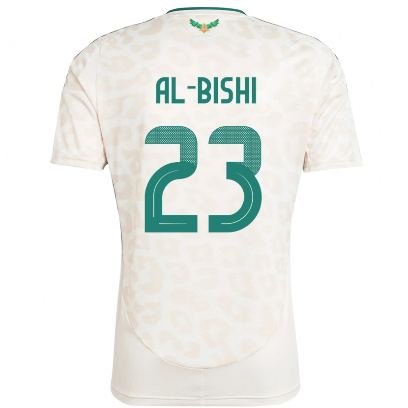 Danxen Kinderen Saoedi-Arabië Abdullah Al-Bishi #23 Wit Uitshirt Uittenue 24-26 T-Shirt