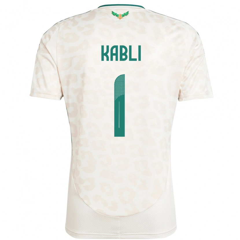 Danxen Kinderen Saoedi-Arabië Bader Kabli #1 Wit Uitshirt Uittenue 24-26 T-Shirt
