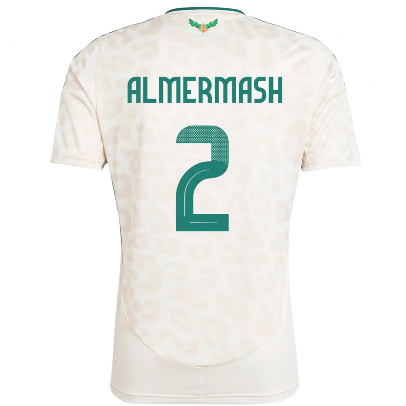 Danxen Kinderen Saoedi-Arabië Oama Almermash #2 Wit Uitshirt Uittenue 24-26 T-Shirt