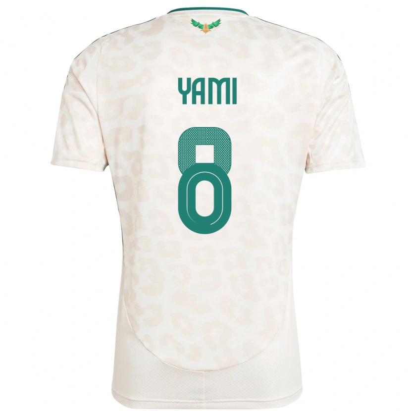 Danxen Kinderen Saoedi-Arabië Riyadh Yami #8 Wit Uitshirt Uittenue 24-26 T-Shirt