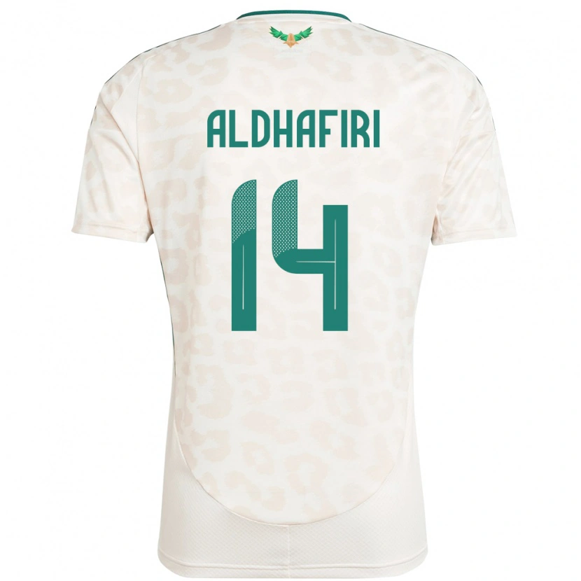 Danxen Kinderen Saoedi-Arabië Jathob Aldhafiri #14 Wit Uitshirt Uittenue 24-26 T-Shirt