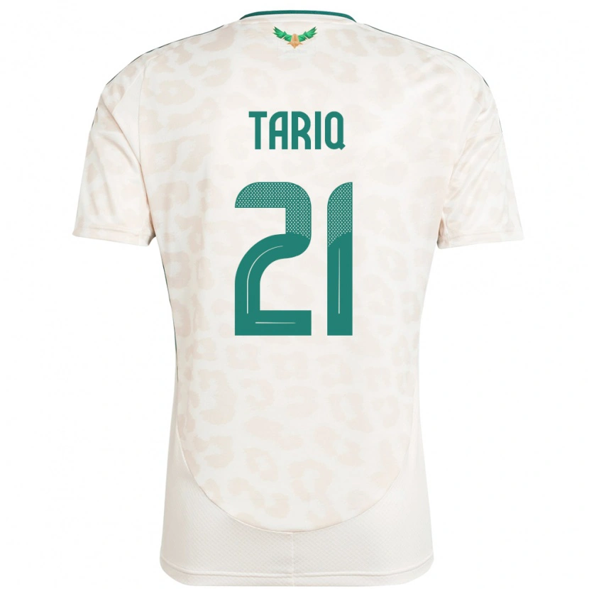 Danxen Kinderen Saoedi-Arabië Juri Tariq #21 Wit Uitshirt Uittenue 24-26 T-Shirt