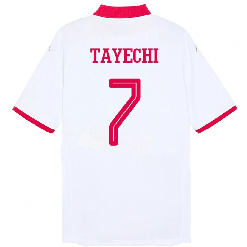 Danxen Kinderen Tunesië Fedi Tayechi #7 Wit Uitshirt Uittenue 24-26 T-Shirt