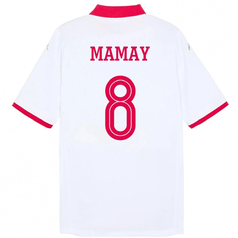 Danxen Kinderen Tunesië Sabrine Mamay #8 Wit Uitshirt Uittenue 24-26 T-Shirt