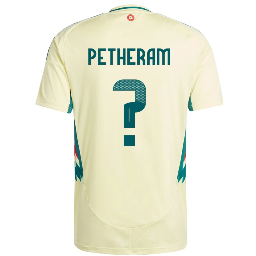 Danxen Kinderen Wales Jonathan Petheram #0 Beige Geel Uitshirt Uittenue 24-26 T-Shirt