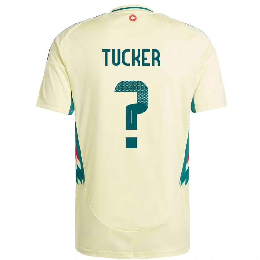 Danxen Kinderen Wales Ali Tucker #0 Beige Geel Uitshirt Uittenue 24-26 T-Shirt