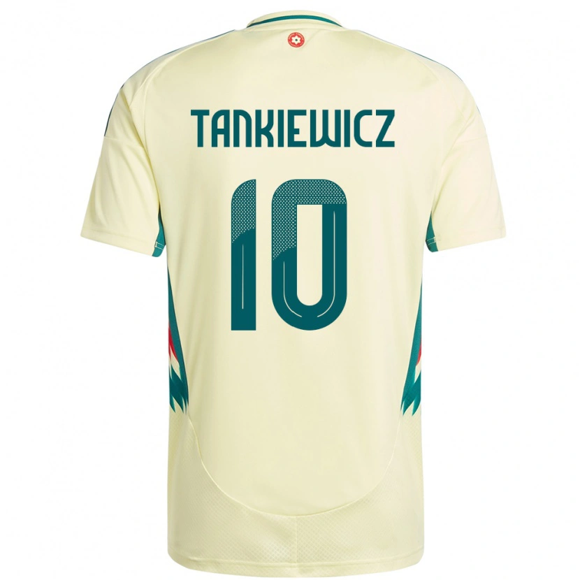 Danxen Kinderen Wales Rob Tankiewicz #10 Beige Geel Uitshirt Uittenue 24-26 T-Shirt