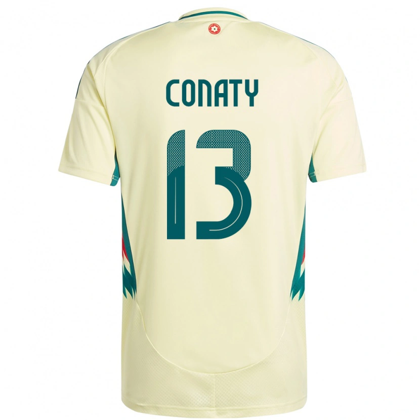 Danxen Kinderen Wales Keano Conaty #13 Beige Geel Uitshirt Uittenue 24-26 T-Shirt