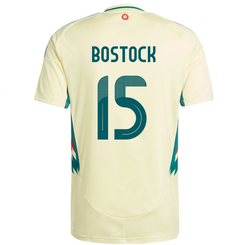 Danxen Kinderen Wales Oliver Bostock #15 Beige Geel Uitshirt Uittenue 24-26 T-Shirt