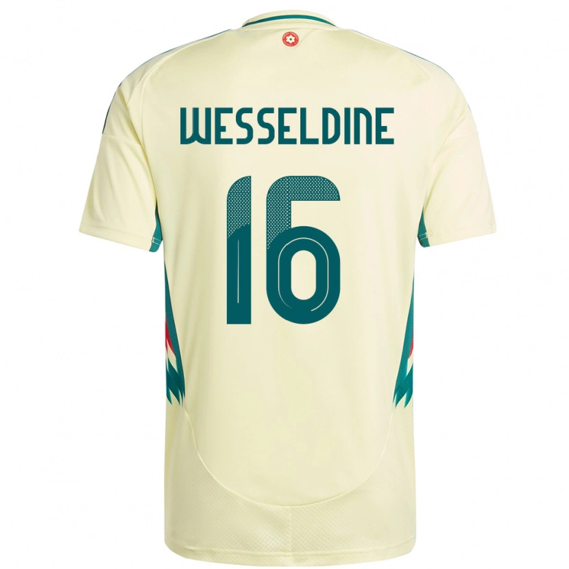 Danxen Kinderen Wales Charlie Wesseldine #16 Beige Geel Uitshirt Uittenue 24-26 T-Shirt