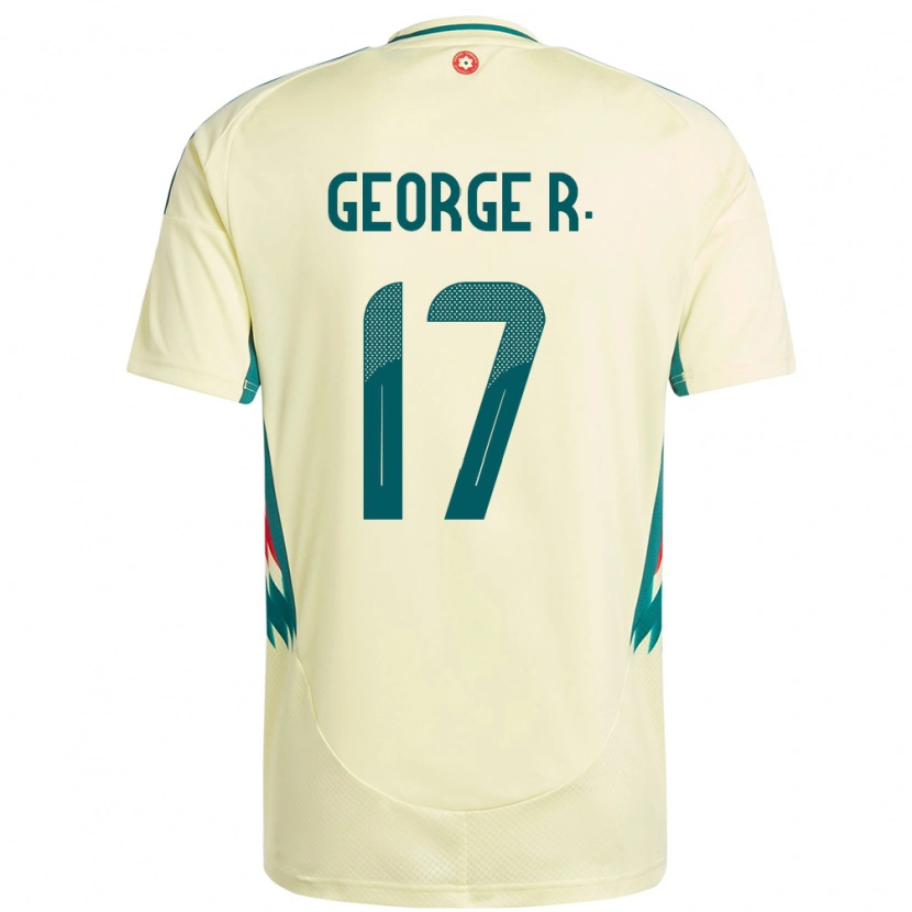 Danxen Kinderen Wales George Robinson #17 Beige Geel Uitshirt Uittenue 24-26 T-Shirt
