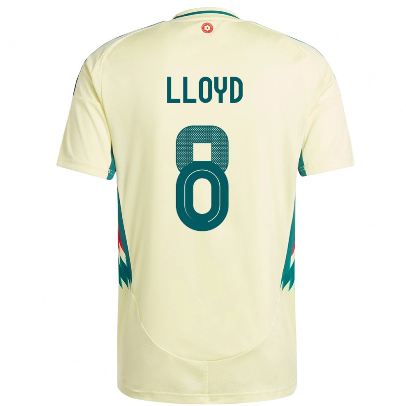 Danxen Kinderen Wales Ben Lloyd #8 Beige Geel Uitshirt Uittenue 24-26 T-Shirt