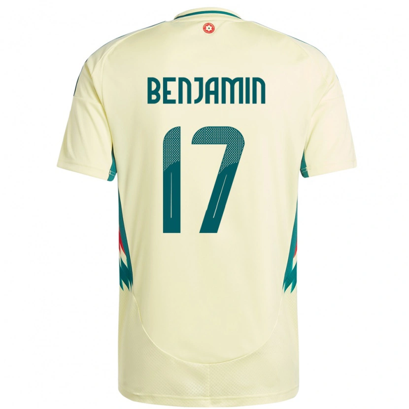 Danxen Kinderen Wales Omari Benjamin #17 Beige Geel Uitshirt Uittenue 24-26 T-Shirt