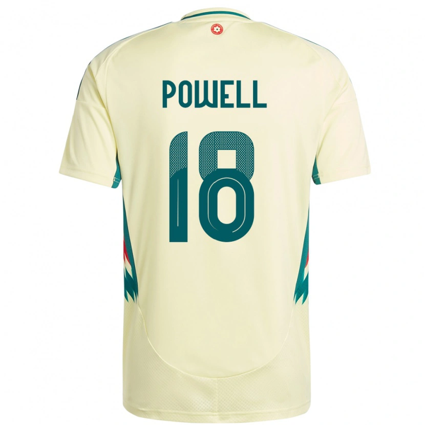Danxen Kinderen Wales Ella Powell #18 Beige Geel Uitshirt Uittenue 24-26 T-Shirt