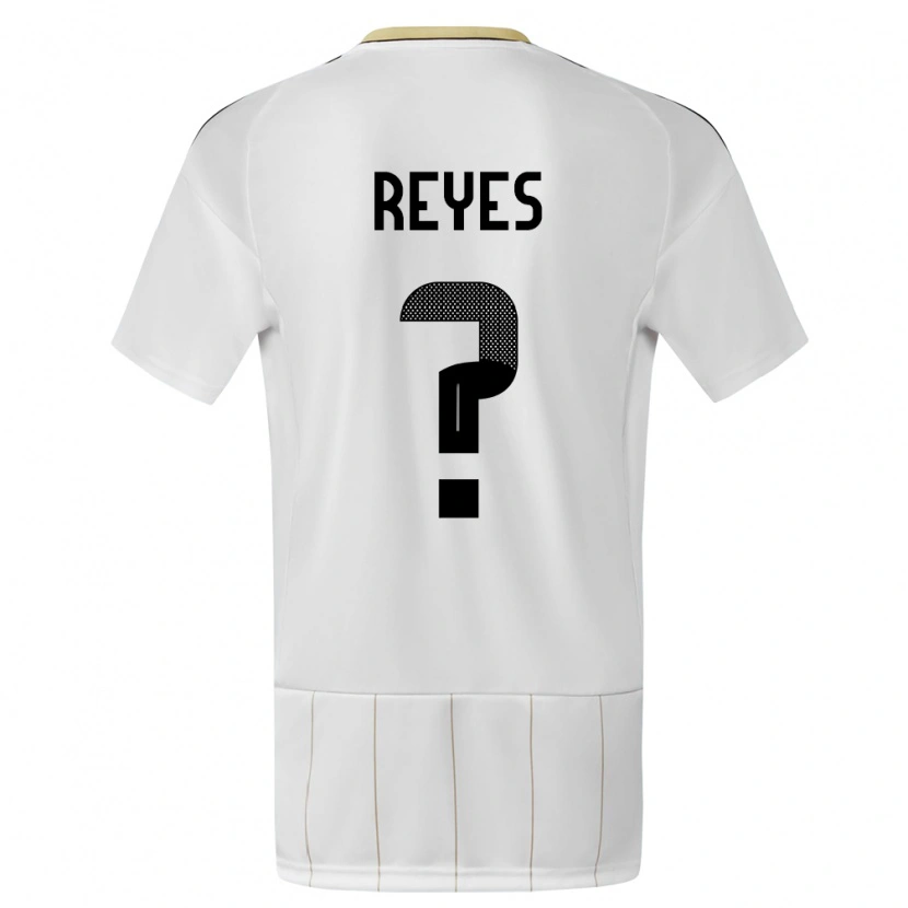 Danxen Kinderen Costa Rica Nery Reyes #0 Wit Uitshirt Uittenue 24-26 T-Shirt