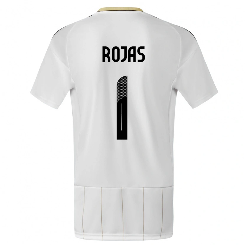 Danxen Kinderen Costa Rica Berny Rojas #1 Wit Uitshirt Uittenue 24-26 T-Shirt