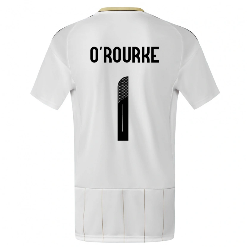 Danxen Kinderen Costa Rica Ian O'rourke #1 Wit Uitshirt Uittenue 24-26 T-Shirt