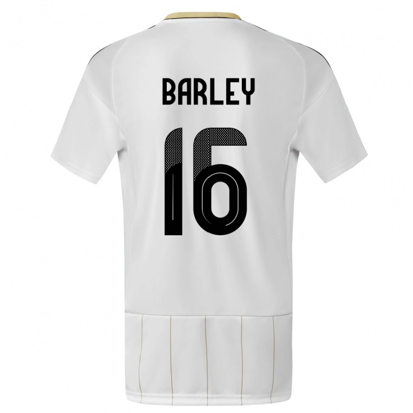 Danxen Kinderen Costa Rica Ethan Barley #16 Wit Uitshirt Uittenue 24-26 T-Shirt