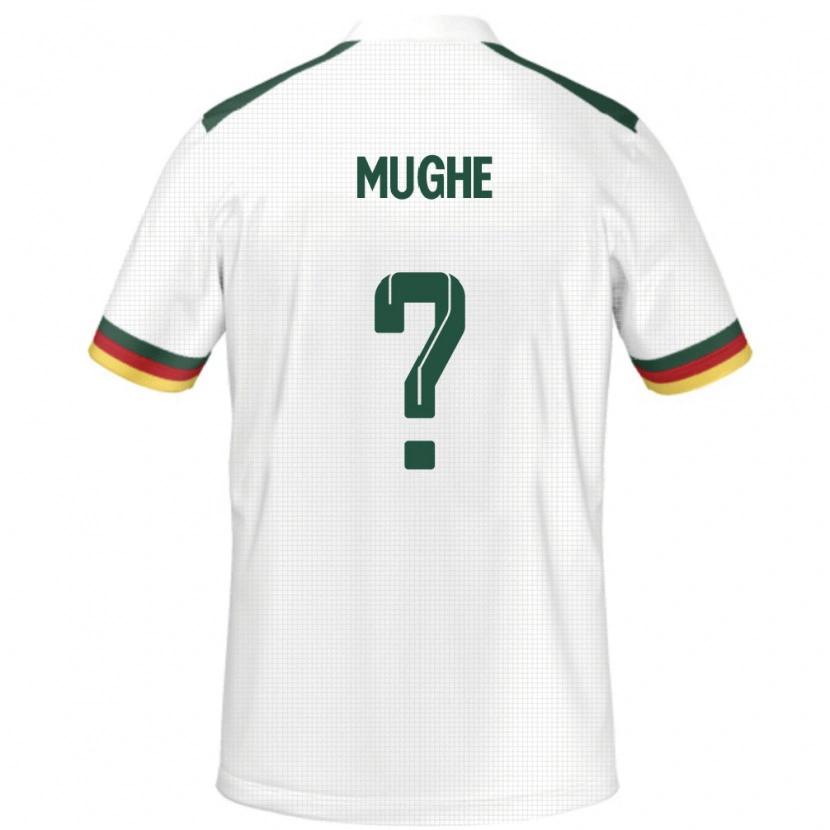 Danxen Kinderen Kameroen François Mughe #0 Wit Uitshirt Uittenue 24-26 T-Shirt