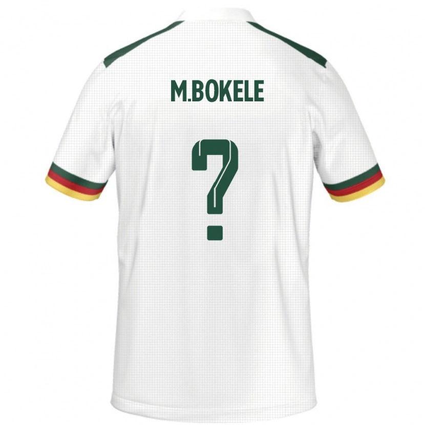 Danxen Kinderen Kameroen Morgan Bokele #0 Wit Uitshirt Uittenue 24-26 T-Shirt