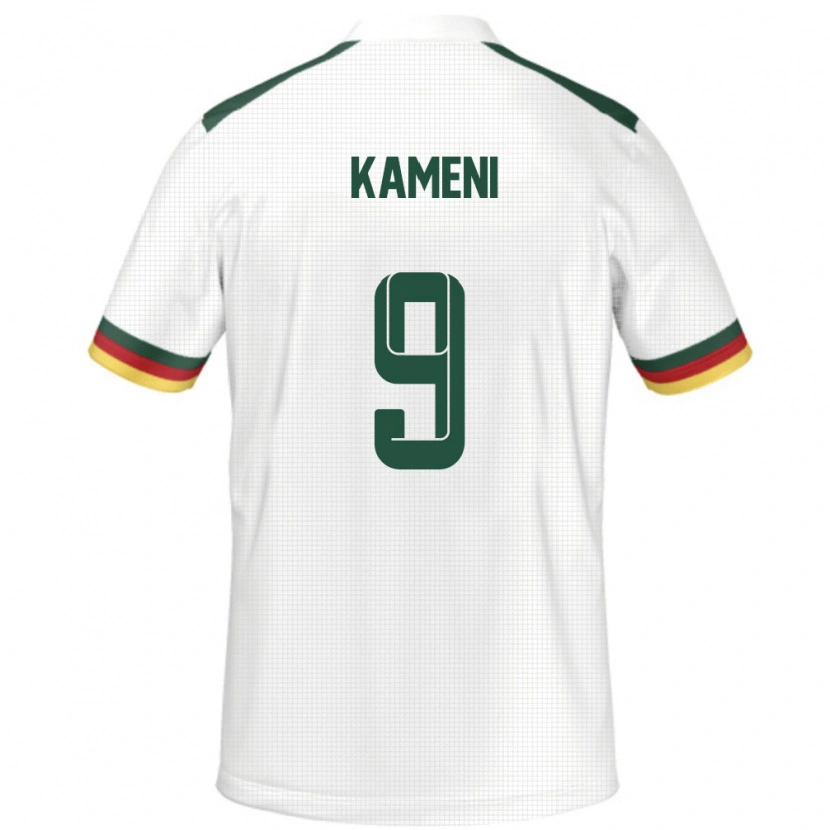 Danxen Kinderen Kameroen Flora Kameni #9 Wit Uitshirt Uittenue 24-26 T-Shirt