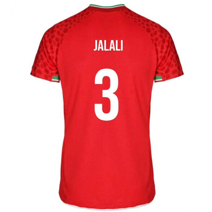 Danxen Kinderen Iran Ahmadreza Jalali #3 Rood Uitshirt Uittenue 24-26 T-Shirt