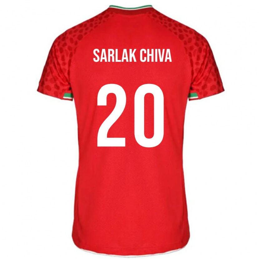 Danxen Kinderen Iran Milad Sarlak Chiva #20 Rood Uitshirt Uittenue 24-26 T-Shirt
