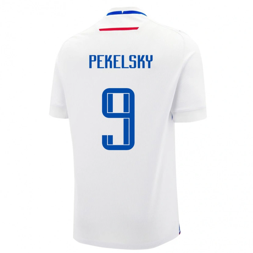 Danxen Kinderen Slowakije Michal Pekelsky #9 Wit Uitshirt Uittenue 24-26 T-Shirt