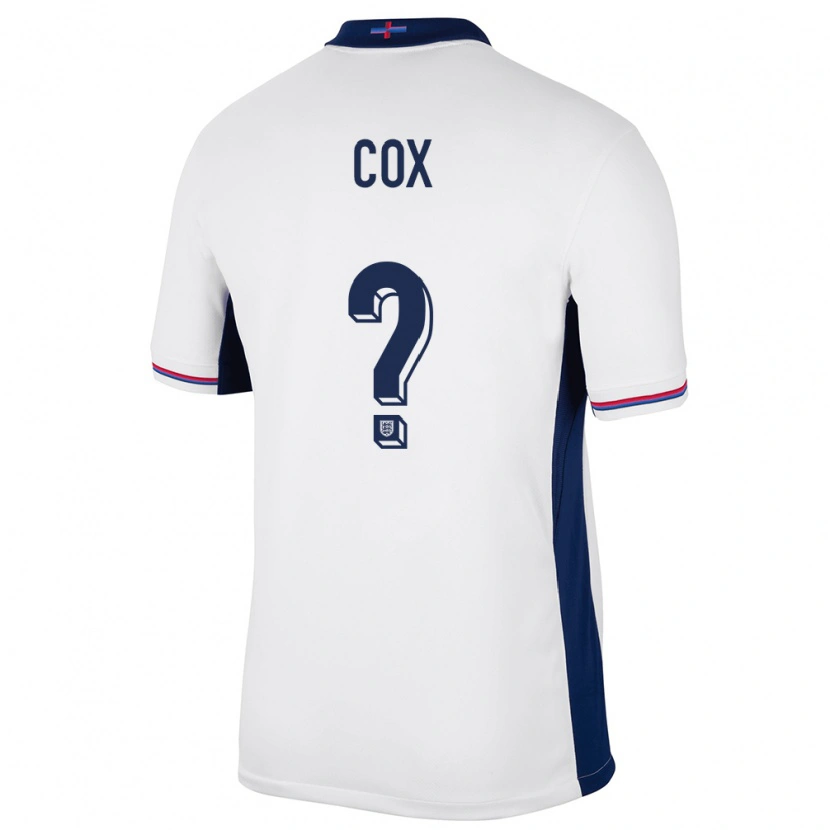 Danxen Heren Engeland Matthew Cox #0 Wit Thuisshirt Thuistenue 24-26 T-Shirt