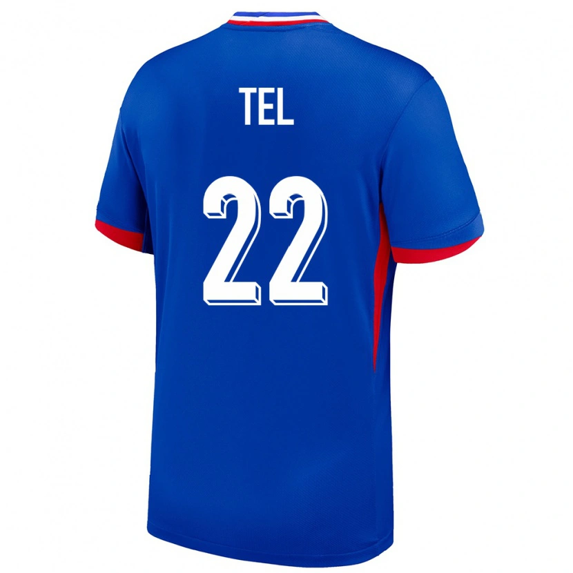 Danxen Heren Frankrijk Mathys Tel #22 Blauw Thuisshirt Thuistenue 24-26 T-Shirt