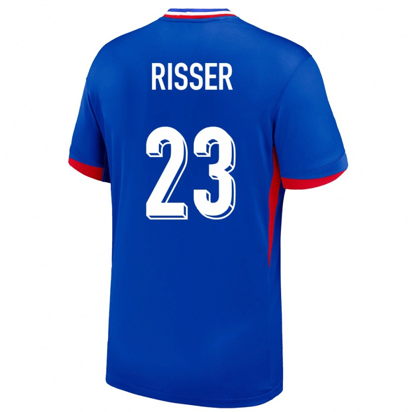 Danxen Heren Frankrijk Robin Risser #23 Blauw Thuisshirt Thuistenue 24-26 T-Shirt