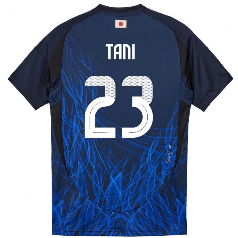 Danxen Heren Japan Kosei Tani #23 Donkerblauw Thuisshirt Thuistenue 24-26 T-Shirt