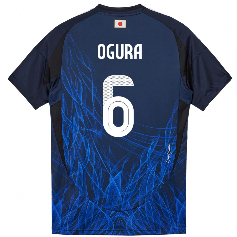 Danxen Heren Japan Kosei Ogura #6 Donkerblauw Thuisshirt Thuistenue 24-26 T-Shirt